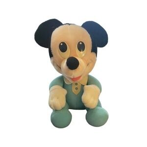 Disney Babies Mickey Mouse 1984 Stuffed Plush Vintage